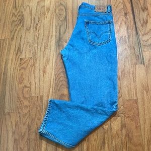 Levi’s 550 Men’s Blue Jeans Tag Size 36 x 32 Relaxed Fit 100% Cotton 5 Pockets